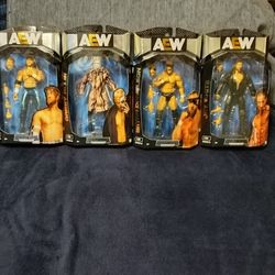 Aew wrestling figures lot new