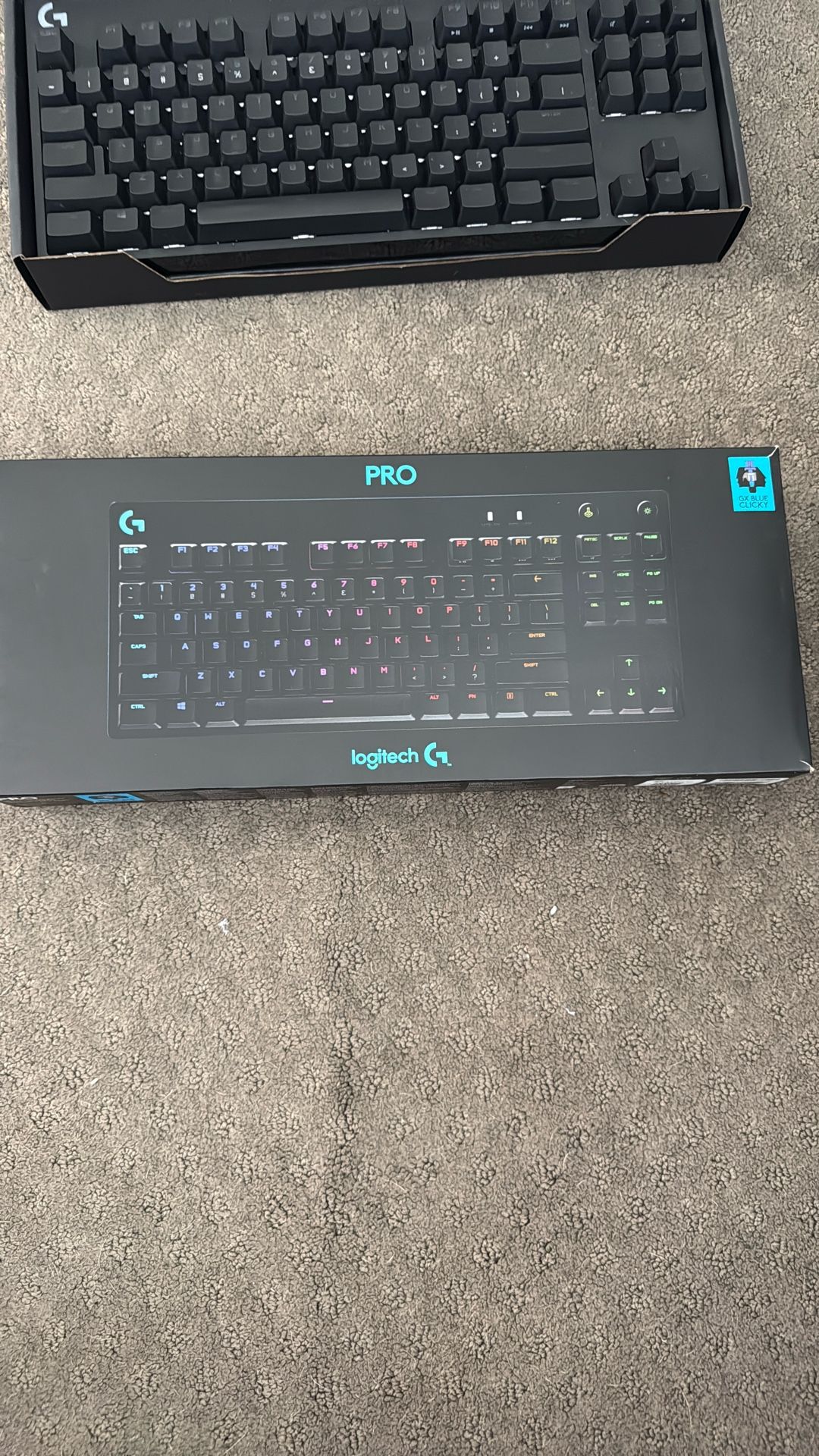 Logitech PRO Gaming Key Board (GX Blue Clicky)