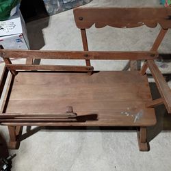 Vintage Double Doll Rocker