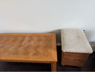 Couch. Table chest