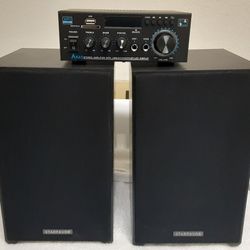 Stereo Receiver With Speakers