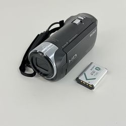 Sony Handycam HDR-CX405 HD Camcorder With 60x Zoom & 9.2MP W/Battery MINT
