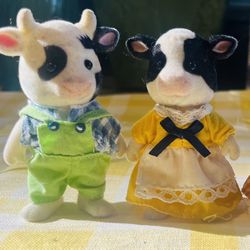 Sylvanian Families Buttercup Friesian Cow Family 