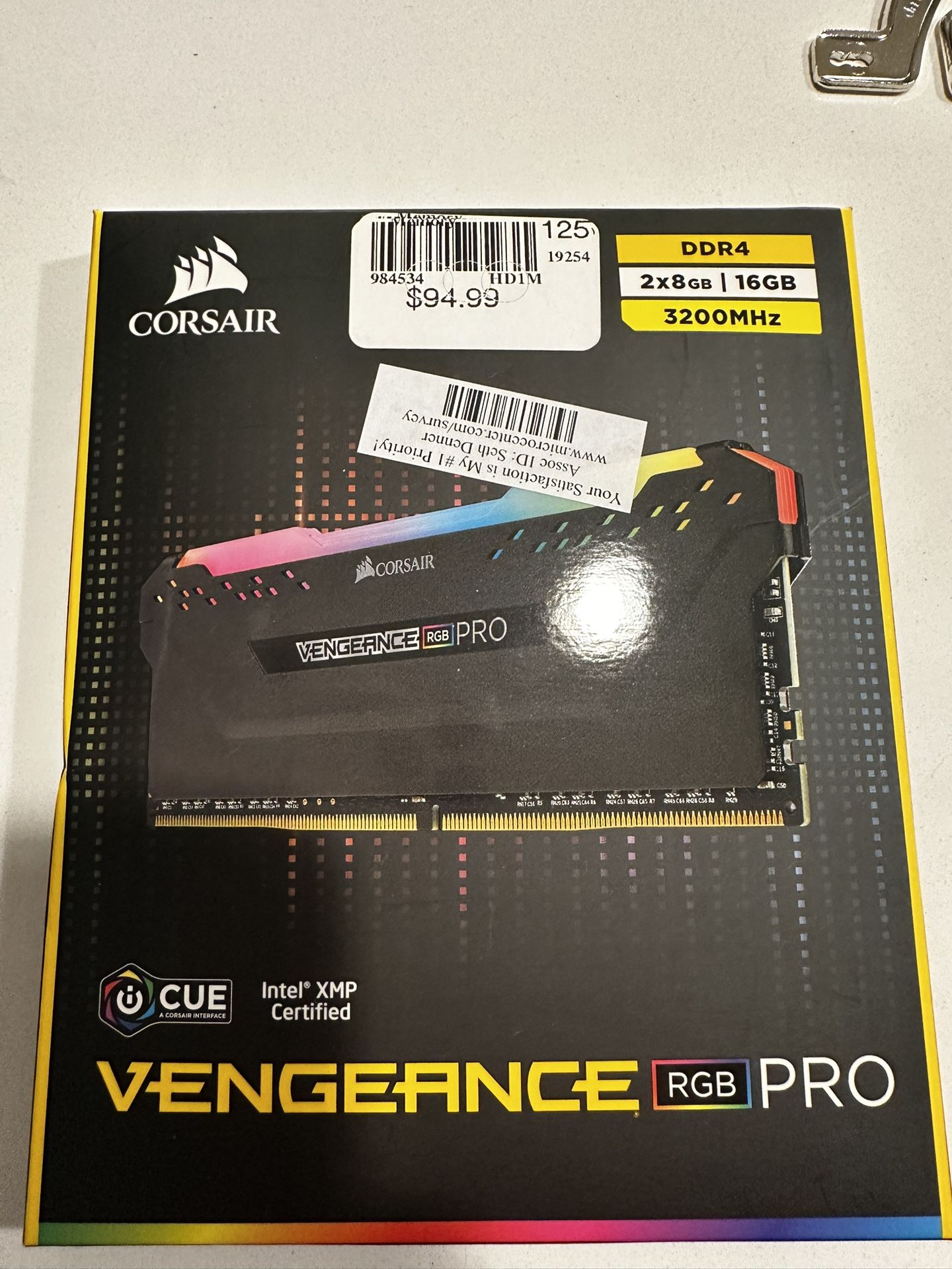 Corsair Vengeance RGB Pro 8x2 Ram