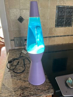 Lava Lamp Purple Base Blue Liquid
