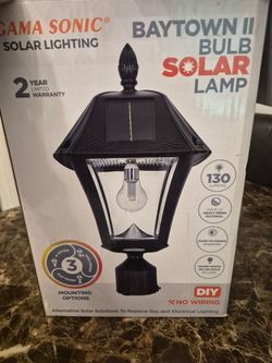 Solar/ plug in lights for exterior