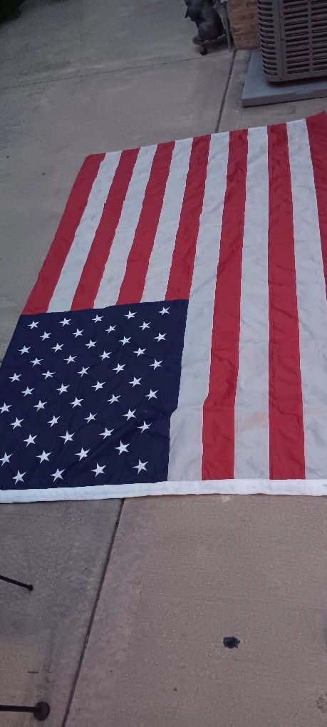 Vintage Lg USA FLAG
