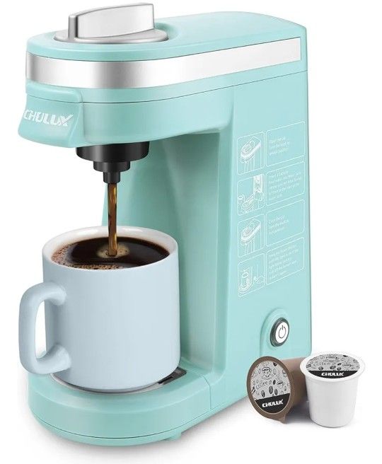 Single Serve Coffee Maker Brewer for Single Cup Capsule with 12 Ounce Reservoir