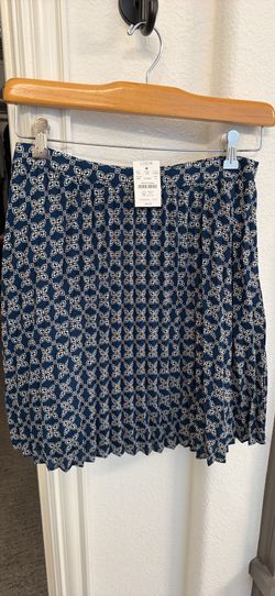 Brand new pleated skirt from J.Crew.  Length 19 inches