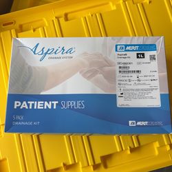 Aspira 1L Drainage Kits (5 Pack) – New Sealed – Exp 2027