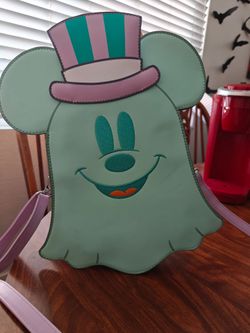 Ghost Mickey and Minnie purse