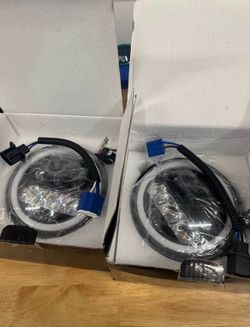 LED projector headlights