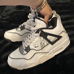 Kids Jordan 4 retro ‘DIY US 5 youth  