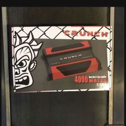 Crunch 4000 Watts Monoblock Bass Amplifier With Bass Knob 