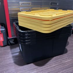 5 Totes Storage For $60 Cash