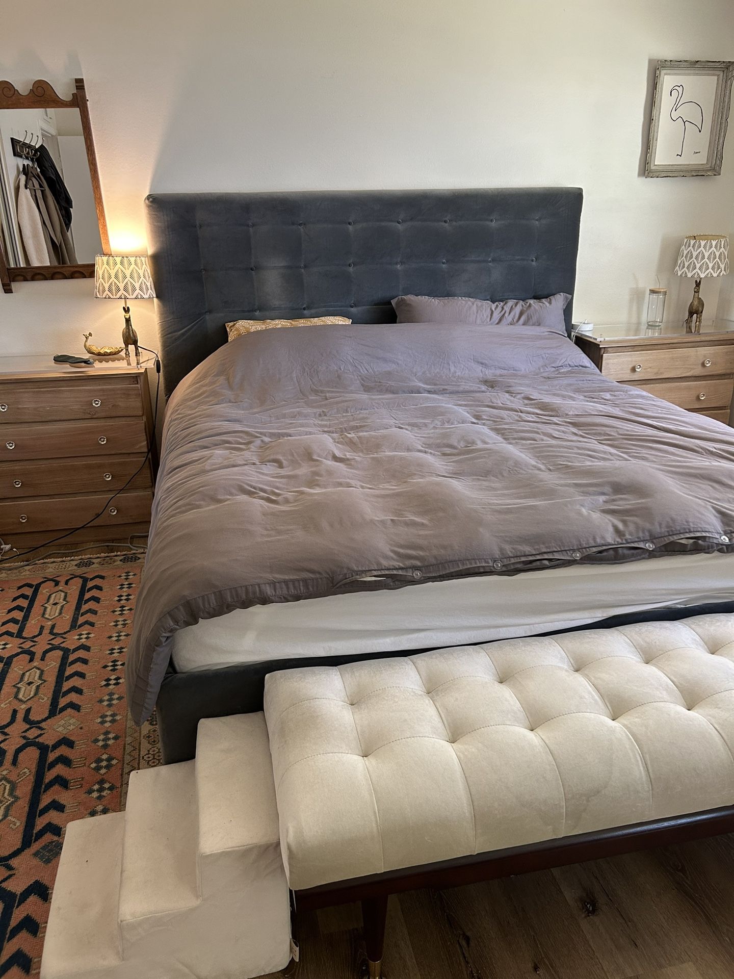 IKEA KVALFJORD Bed frame
