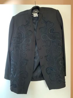 Black embroidered jacket only