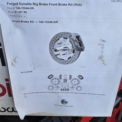 Front Brake Kit Forged DynamiteBig Brake Front Brake kit