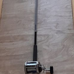 Deep Sea Fishing Rod and Reel, Daiwa Sealine 450H w. 7 ft Rod