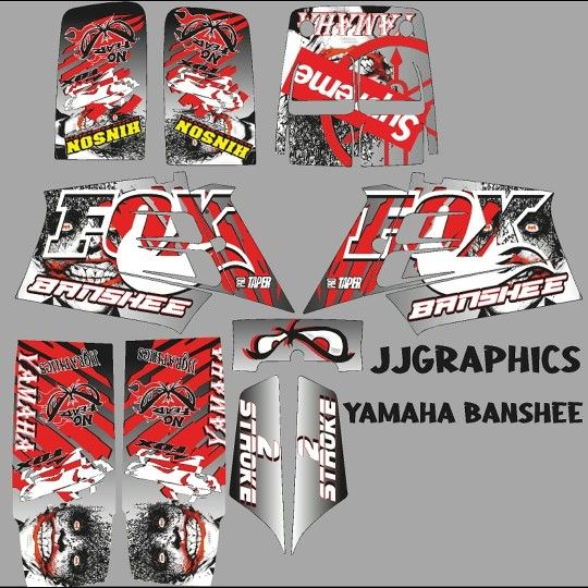 Yamaha Banshee 350 Graphic Kit