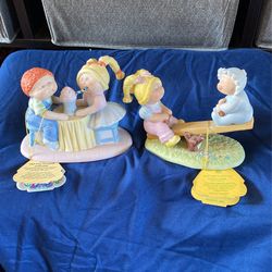 Vintage 1(contact info removed) Cabbage Patch Porcelain Figurines.