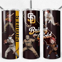 San Diego Padres Baseball Horror Tumbler