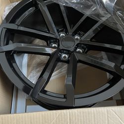 Brand New Set of Gloss Black Replica ZL1 Wheels