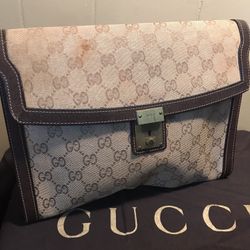 Gucci Monogram Clutch