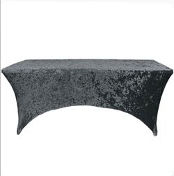 Cover up velvet stretch table party 6ft 2 pcs