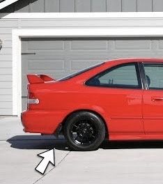 EK Rear mud gaurds