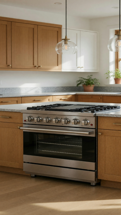 Duro 36" Professional 6-Burner Gas Range in new condition