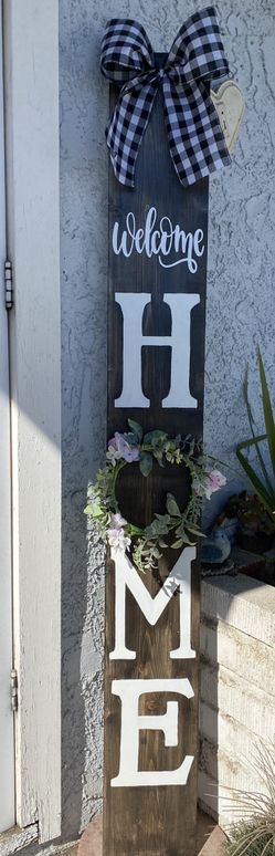 Handmade Welcome home sign