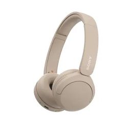 Sony Bluetooth Wireless Headphones w/Mic Cappuccino Comfy Crystal Clear WH-CH520