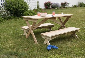 Kids Cedar Picnic Set 