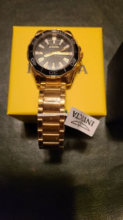 New Invicta Pro Diver Meridian Men's Quartz Watch 46mm (69236) Black Gold