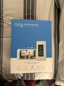 Ring Video Doorbell Elite (Brand New Sealed)