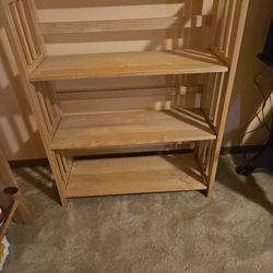 3 Shelf Wooden Bookcase