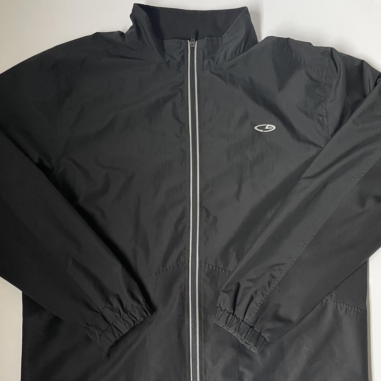 Mens Vintage Champion Windbreaker Full Zip Tracksuit Athletic Jacket Size Large