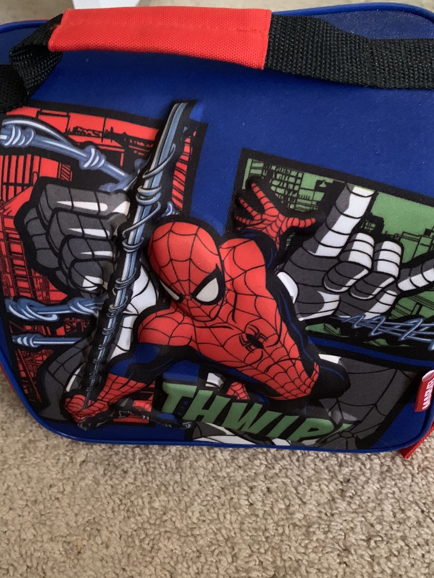 Spiderman Lunch Box W/ Shoulder Strap