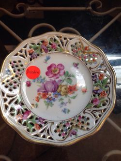 Dresden China Plate