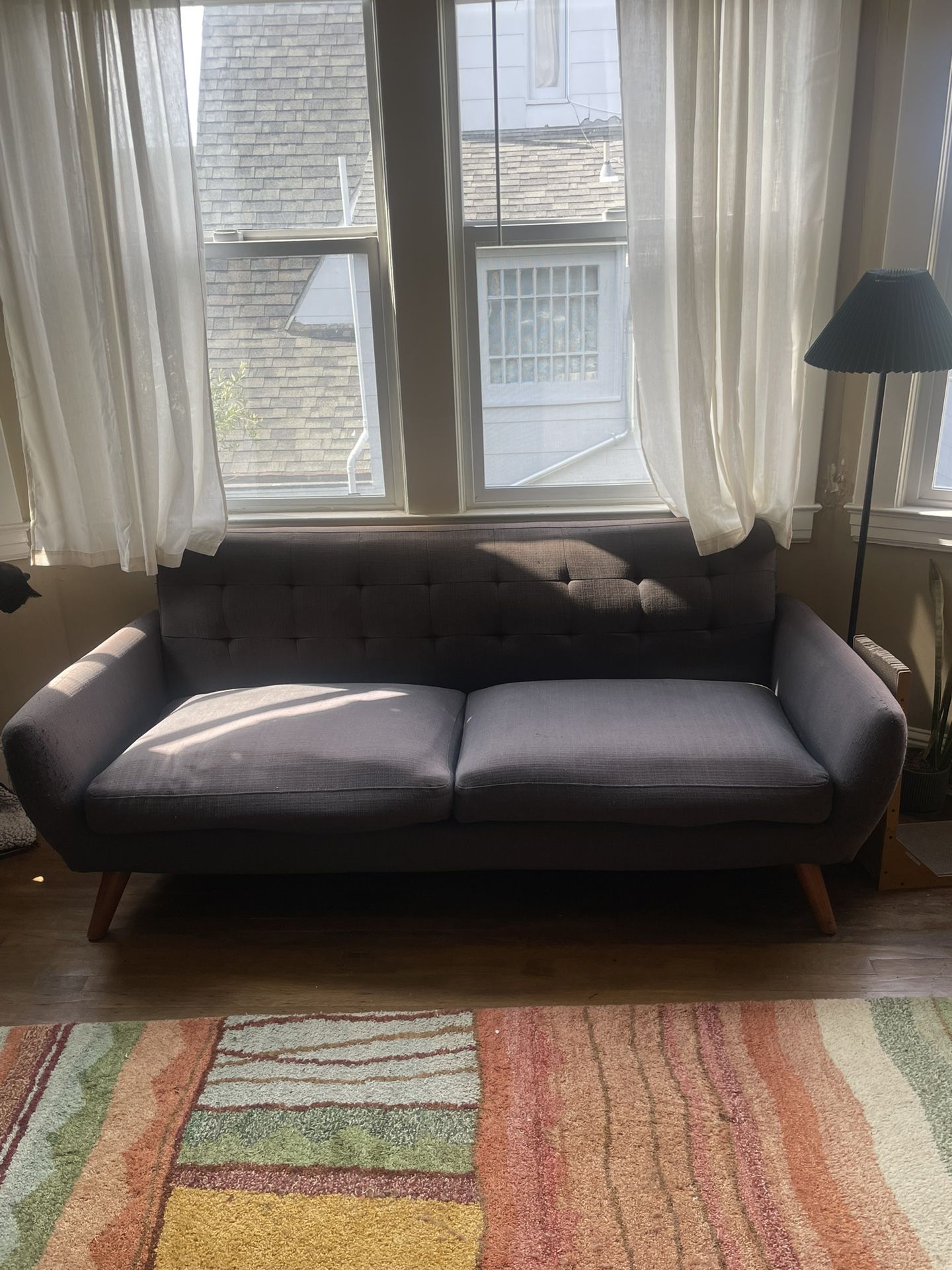 FREE Grey Mid Century Modern Couch
