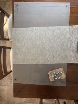 Modern Frosted Glass Bulletin Board 36” x 24” – Wall Mount w/ Hardware