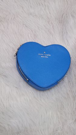 NWT Kate Spade New York Blue Love Shack Mini Heart Crossbody Bag
