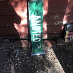 Old Porcelain Street Sign