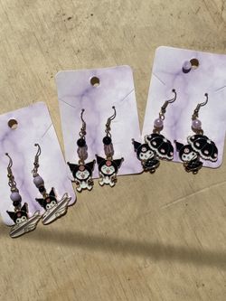 NEW Cute Kuromi Earrings