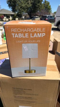 Rechargeable Table Lamp with Type-C Charging