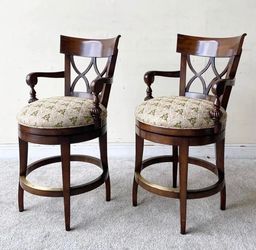Double X Back Santa Fe Wooden Stools by Woodbridge Furniture Co
