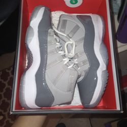 Gray Jordan 11s