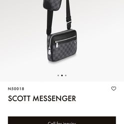 Louis Vuitton Scott Messenger Bag N50018