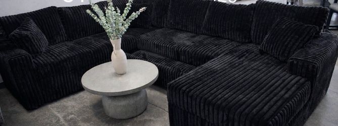 U-shaped Sectional Pull Out Bed W Storage